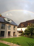 Hausteil Ost mit Regenbogen