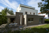 Rénovation et surélévation Minergie d'une maison des années 50