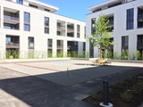 Südfassade Haus A2, Westfassade B1