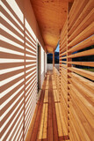 Particolare balcone e frangisole
