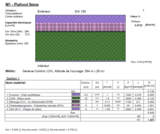 Structure plafond 5ème étage (terrasses attiques) – état existant