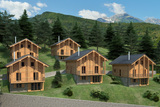 Realizzazione 5 chalet di montagna