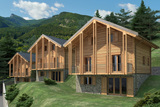Realizzazione di 5 chalet di montagna