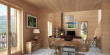 Realizzazione di 5 chalet di montagna