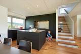 Maison passive en bois suisse: intérieur