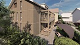 Seitenansicht Balkon