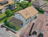 Photo projetée du batiment (Photomontage 3D)