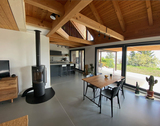 Rénovation Minergie d'une maison jumelée: séjour (Lutz Architectes)